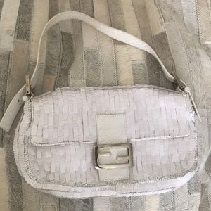 ICONIC FENDI EXOTIC bag in beautiful white!
